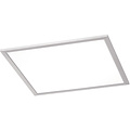 LED Plafondlamp - Plafondverlichting - Trion Povino - 26W - Warm Wit 3000K - Dimbaar - Vierkant - Mat Nikkel - Aluminium