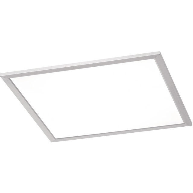 LED plafondlamp Trion Povino mat nikkel 26W dimbaar 3000K Binnenverlichting
