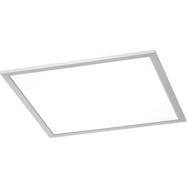 HLW LED LED Plafondlamp - Plafondverlichting - Trion Povino - 26W - Warm Wit 3000K - Dimbaar - Vierkant - Mat Nikkel - Aluminium HLW LED LED Plafondlamp - Plafondverlichting - Trion Povino - 26W - Warm Wit 3000K - Dimbaar - Vierkant - Mat Nikkel - Aluminium
