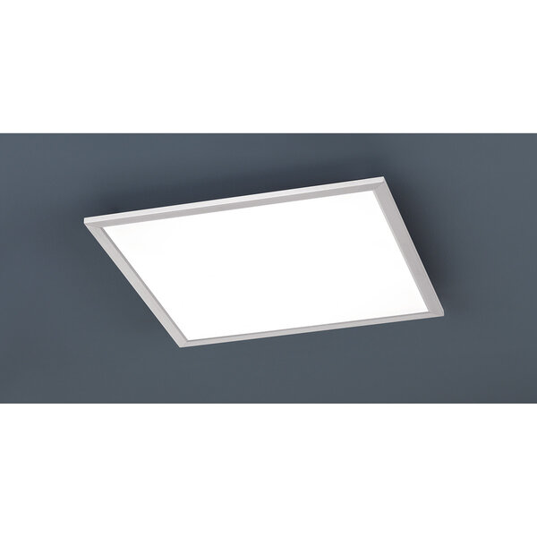 HLW LED LED Plafondlamp - Plafondverlichting - Trion Povino - 26W - Warm Wit 3000K - Dimbaar - Vierkant - Mat Nikkel - Aluminium HLW LED LED Plafondlamp - Plafondverlichting - Trion Povino - 26W - Warm Wit 3000K - Dimbaar - Vierkant - Mat Nikkel - Aluminium