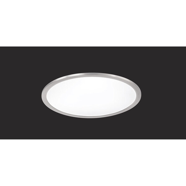 HLW LED LED Plafondlamp - Plafondverlichting - Trion Povino - 26W - Warm Wit 3000K - Dimbaar - Rond - Mat Nikkel - Aluminium HLW LED LED Plafondlamp - Plafondverlichting - Trion Povino - 26W - Warm Wit 3000K - Dimbaar - Rond - Mat Nikkel - Aluminium