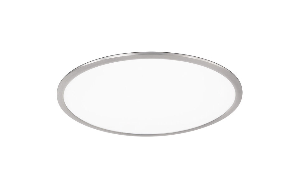 HLW LED LED Ceiling Light - Ceiling Lighting - Trion Povino - 31W - Warm White 3000K - Dimmable - Round - Matte Nickel - Aluminum