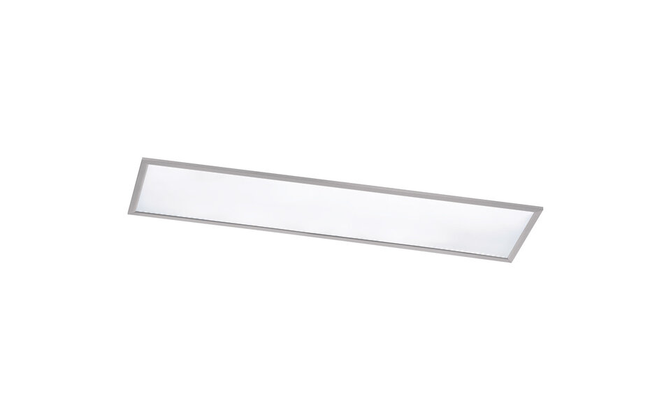 HLW LED LED Plafondlamp - Plafondverlichting - Trion Povino - 31W - Warm Wit 3000K - Dimbaar - Rechthoek - Mat Nikkel - Aluminium HLW LED LED Plafondlamp - Plafondverlichting - Trion Povino - 31W - Warm Wit 3000K - Dimbaar - Rechthoek - Mat Nikkel - Aluminium