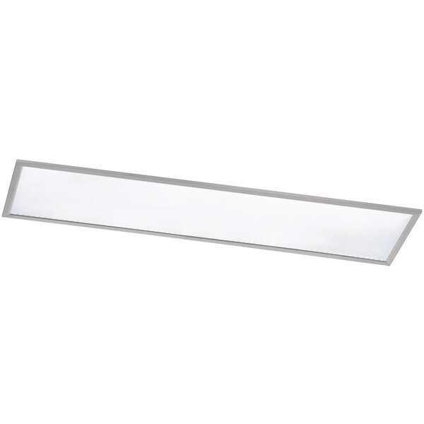 HLW LED LED Plafondlamp - Plafondverlichting - Trion Povino - 31W - Warm Wit 3000K - Dimbaar - Rechthoek - Mat Nikkel - Aluminium