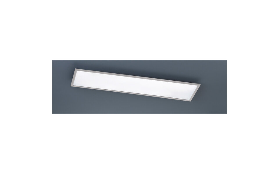 HLW LED LED Ceiling Lamp - Ceiling Lighting - Trion Povino - 31W - Warm White 3000K - Dimmable - Rectangular - Matte Nickel - Aluminum HLW LED LED Ceiling Lamp - Ceiling Lighting - Trion Povino - 31W - Warm White 3000K - Dimmable - Rectangular - Matte Nickel - Aluminum
