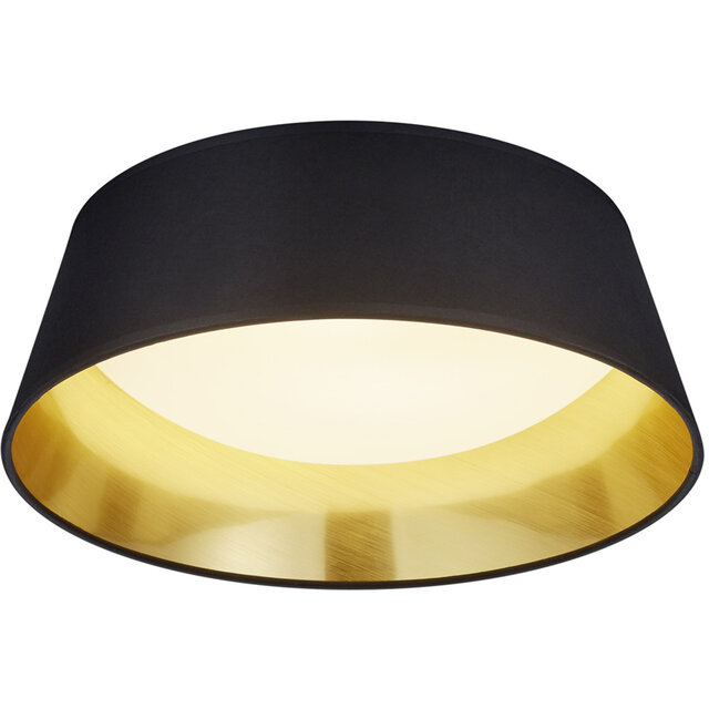 Trion Pinton LED plafondlamp mat zwart 14W 1250 lm 3000K Verlichting per ruimte