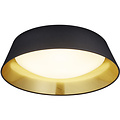 LED Ceiling Lamp - Ceiling Lighting - Trion Pinton - 18W - Warm White 3000K - Round - Matte Black - Textile LED Ceiling Lamp - Ceiling Lighting - Trion Pinton - 18W - Warm White 3000K - Round - Matte Black - Textile