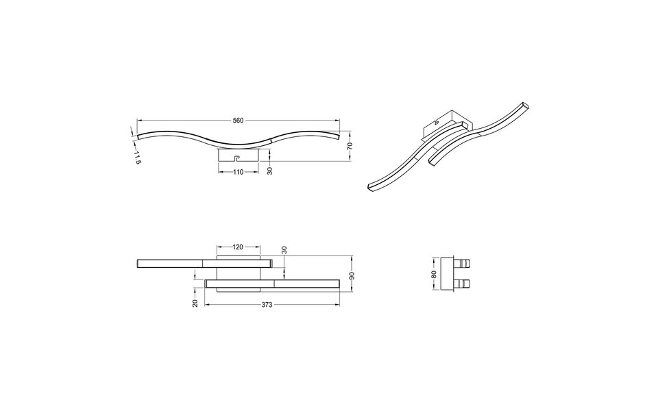 HLW LED LED Ceiling Light - Ceiling Lighting - Trion Ritonu - 10W - Warm White 3000K - Rectangular - Matte Nickel - Aluminum HLW LED LED Ceiling Light - Ceiling Lighting - Trion Ritonu - 10W - Warm White 3000K - Rectangular - Matte Nickel - Aluminum