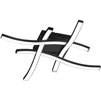 Trion Ritonu LED ceiling light square matte black 20W