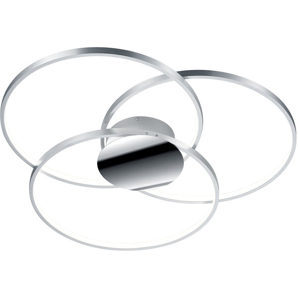 HLW LED LED Plafondlamp - Plafondverlichting - Trion Sidon - 40W - Warm Wit 3000K - Dimbaar - Rond - Mat Grijs - Aluminium HLW LED LED Plafondlamp - Plafondverlichting - Trion Sidon - 40W - Warm Wit 3000K - Dimbaar - Rond - Mat Grijs - Aluminium