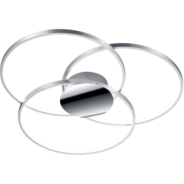 ronde dimbare LED plafondlamp 40W met warm wit licht 3000K en diameter 80 cm