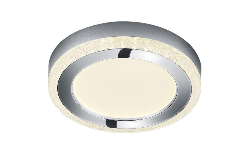 HLW LED LED Ceiling Light - Ceiling Lighting - Trion Slodan - 16W - Adjustable Color - Remote Control - Dimmable - Round - Matte White - Plastic