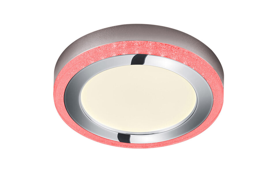 HLW LED LED Ceiling Light - Ceiling Lighting - Trion Slodan - 16W - Adjustable Color - Remote Control - Dimmable - Round - Matte White - Plastic