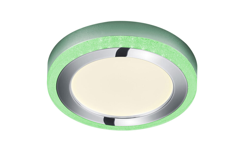 HLW LED LED Plafondlamp - Plafondverlichting - Trion Slodan - 16W - Aanpasbare Kleur - Afstandsbediening - Dimbaar - Rond - Mat Wit - Kunststof