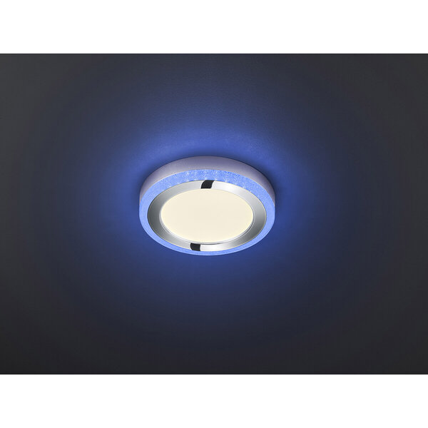 HLW LED LED Plafondlamp - Plafondverlichting - Trion Slodan - 16W - Aanpasbare Kleur - Afstandsbediening - Dimbaar - Rond - Mat Wit - Kunststof HLW LED LED Plafondlamp - Plafondverlichting - Trion Slodan - 16W - Aanpasbare Kleur - Afstandsbediening - Dimbaar - Rond - Mat Wit - Kunststof