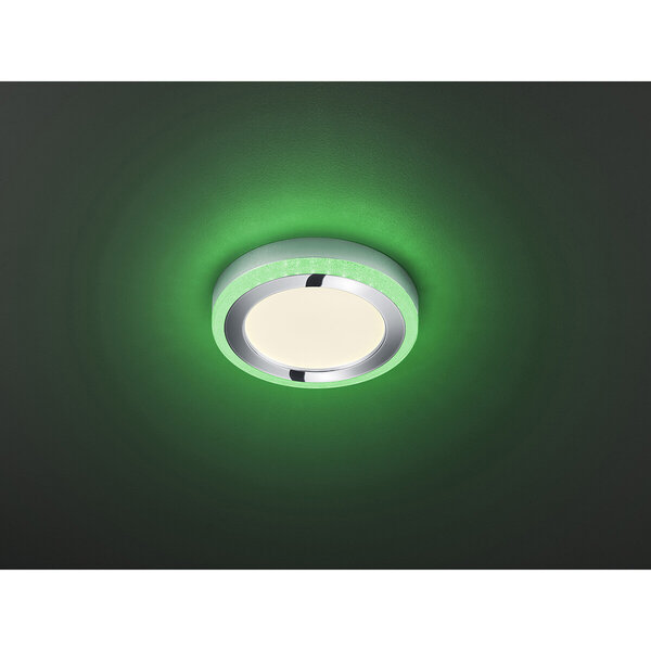 HLW LED LED Plafondlamp - Plafondverlichting - Trion Slodan - 16W - Aanpasbare Kleur - Afstandsbediening - Dimbaar - Rond - Mat Wit - Kunststof HLW LED LED Plafondlamp - Plafondverlichting - Trion Slodan - 16W - Aanpasbare Kleur - Afstandsbediening - Dimbaar - Rond - Mat Wit - Kunststof