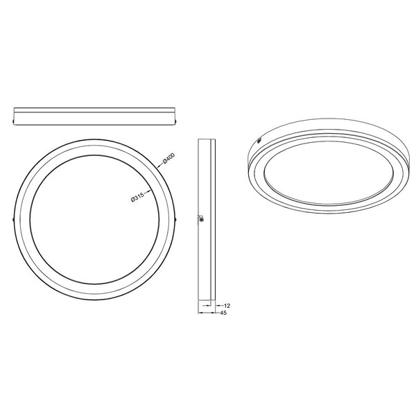 HLW LED LED Plafondlamp - Plafondverlichting - Trion Slodan - 16W - Aanpasbare Kleur - Afstandsbediening - Dimbaar - Rond - Mat Wit - Kunststof HLW LED LED Plafondlamp - Plafondverlichting - Trion Slodan - 16W - Aanpasbare Kleur - Afstandsbediening - Dimbaar - Rond - Mat Wit - Kunststof