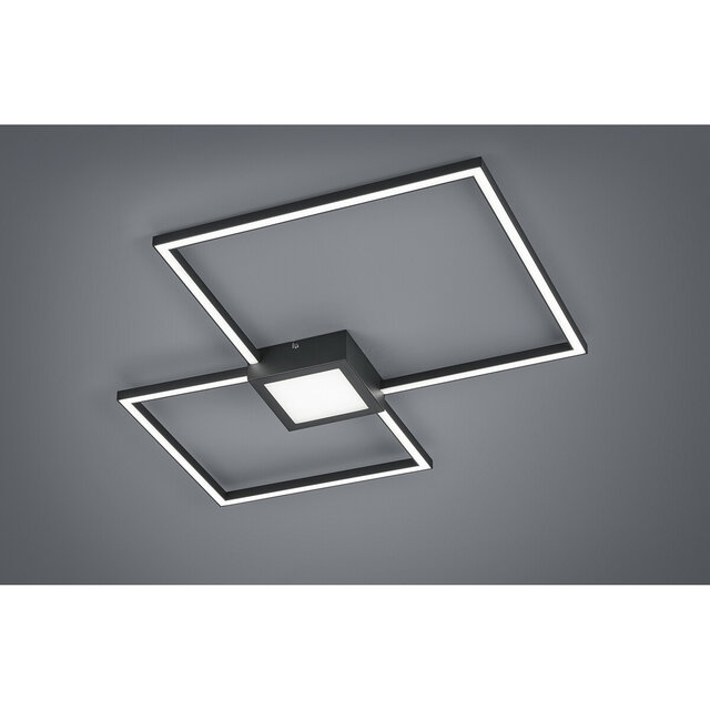 vierkante dimbare LED plafondlamp 650x650 mm 28W warm wit licht 3000K 2600 lumen vierkante dimbare LED plafondlamp 650x650 mm 28W warm wit licht 3000K 2600 lumen