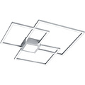LED Ceiling Light - Trion Hydro - 38W - Warm White 3000K - Dimmable - Square - Matte Nickel - Aluminum