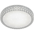 LED Ceiling Light - Trion Pegyon - 27W - Warm White 3000K - Remote Control - Dimmable - Star Light - Round - Matte White - Acrylic