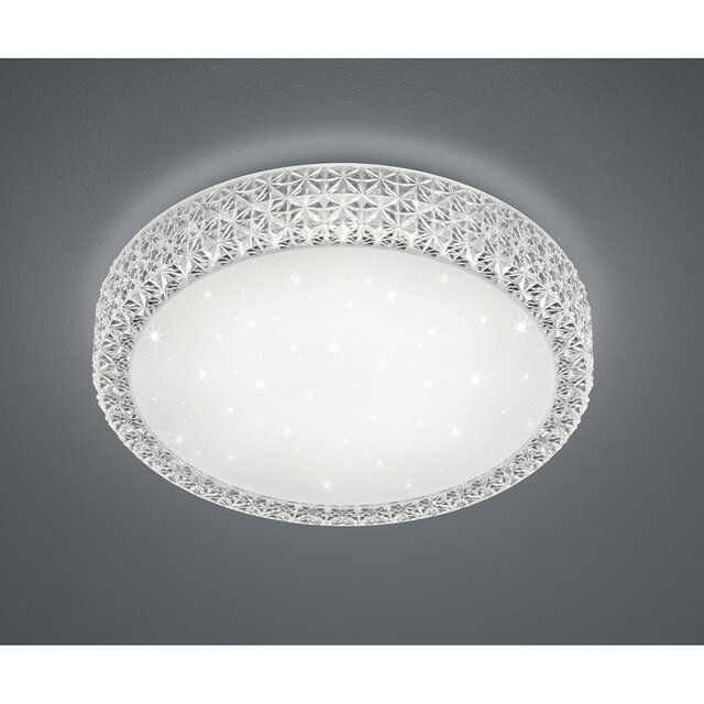 ronde dimbare LED plafondlamp 27W met instelbare kleurtemperatuur 3000-5500K en 3060 lumen warmwit licht