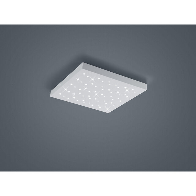 HLW LED LED Ceiling Light - Ceiling Lighting - Trion Tarza - 22W - Adjustable Color - Remote Control - Dimmable - Square - Matte White - Aluminum HLW LED LED Ceiling Light - Ceiling Lighting - Trion Tarza - 22W - Adjustable Color - Remote Control - Dimmable - Square - Matte White - Aluminum