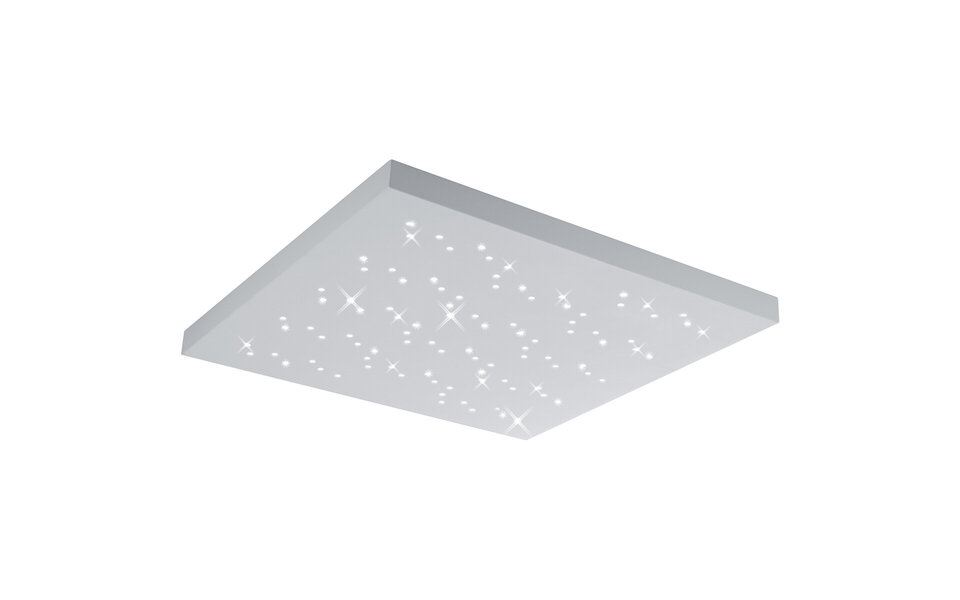 HLW LED LED Plafondlamp - Plafondverlichting - Trion Tarza - 36W - Aanpasbare Kleur - Afstandsbediening - Dimbaar - Vierkant - Mat Wit - Aluminium