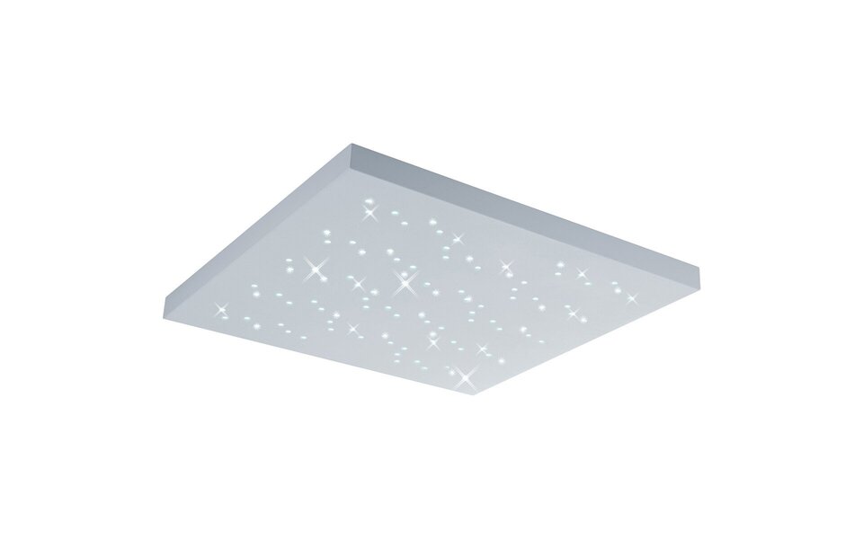 HLW LED LED Ceiling Light - Ceiling Lighting - Trion Tarza - 36W - Adjustable Color - Remote Control - Dimmable - Square - Matte White - Aluminum