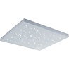 HLW LED LED Ceiling Light - Ceiling Lighting - Trion Tarza - 36W - Adjustable Color - Remote Control - Dimmable - Square - Matte White - Aluminum