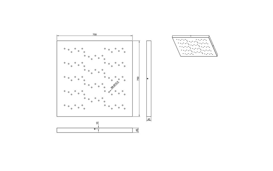 HLW LED LED Ceiling Light - Ceiling Lighting - Trion Tarza - 36W - Adjustable Color - Remote Control - Dimmable - Square - Matte White - Aluminum