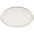LED Ceiling Light - Bathroom Light - Trion Potino - 21W - Natural White 4000K - Dimmable - Star Light - Round - Matte White - Plastic