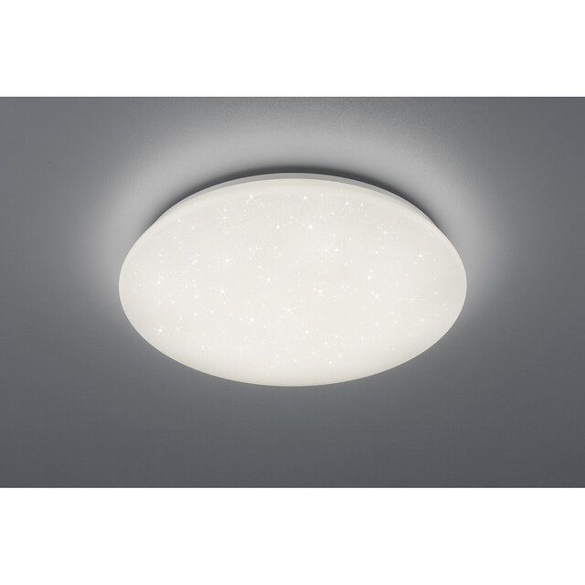 HLW LED LED Plafondlamp - Badkamerlamp - Trion Potino - 21W - Natuurlijk Wit 4000K - Dimbaar - Sterlicht - Rond - Mat Wit - Kunststof HLW LED LED Plafondlamp - Badkamerlamp - Trion Potino - 21W - Natuurlijk Wit 4000K - Dimbaar - Sterlicht - Rond - Mat Wit - Kunststof
