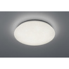 HLW LED LED Ceiling Light - Bathroom Light - Trion Potino - 21W - Natural White 4000K - Dimmable - Star Light - Round - Matte White - Plastic