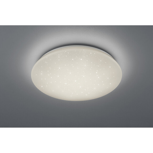 HLW LED LED Plafondlamp - Badkamerlamp - Trion Potino - 21W - Natuurlijk Wit 4000K - Dimbaar - Sterlicht - Rond - Mat Wit - Kunststof HLW LED LED Plafondlamp - Badkamerlamp - Trion Potino - 21W - Natuurlijk Wit 4000K - Dimbaar - Sterlicht - Rond - Mat Wit - Kunststof