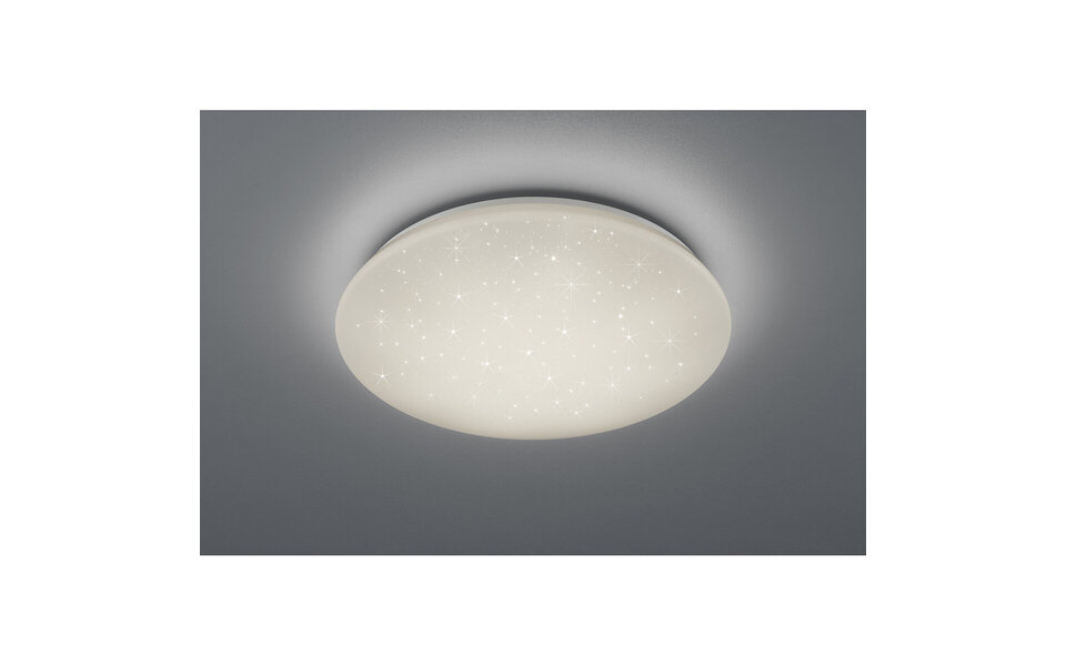HLW LED LED Plafondlamp - Badkamerlamp - Trion Potino - 21W - Natuurlijk Wit 4000K - Dimbaar - Sterlicht - Rond - Mat Wit - Kunststof HLW LED LED Plafondlamp - Badkamerlamp - Trion Potino - 21W - Natuurlijk Wit 4000K - Dimbaar - Sterlicht - Rond - Mat Wit - Kunststof