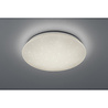 HLW LED LED Ceiling Light - Bathroom Light - Trion Potino - 21W - Natural White 4000K - Dimmable - Star Light - Round - Matte White - Plastic