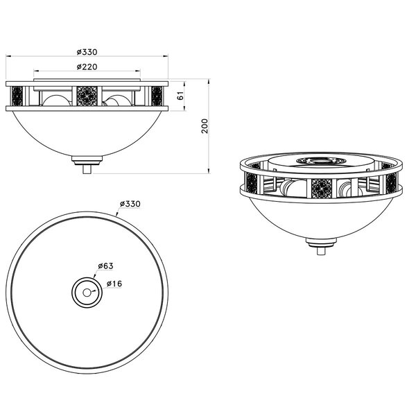 HLW LED LED Plafondlamp - Plafondverlichting - Trion Qoluno - E27 Fitting - 2-lichts - Rond - Mat Oranje - Aluminium