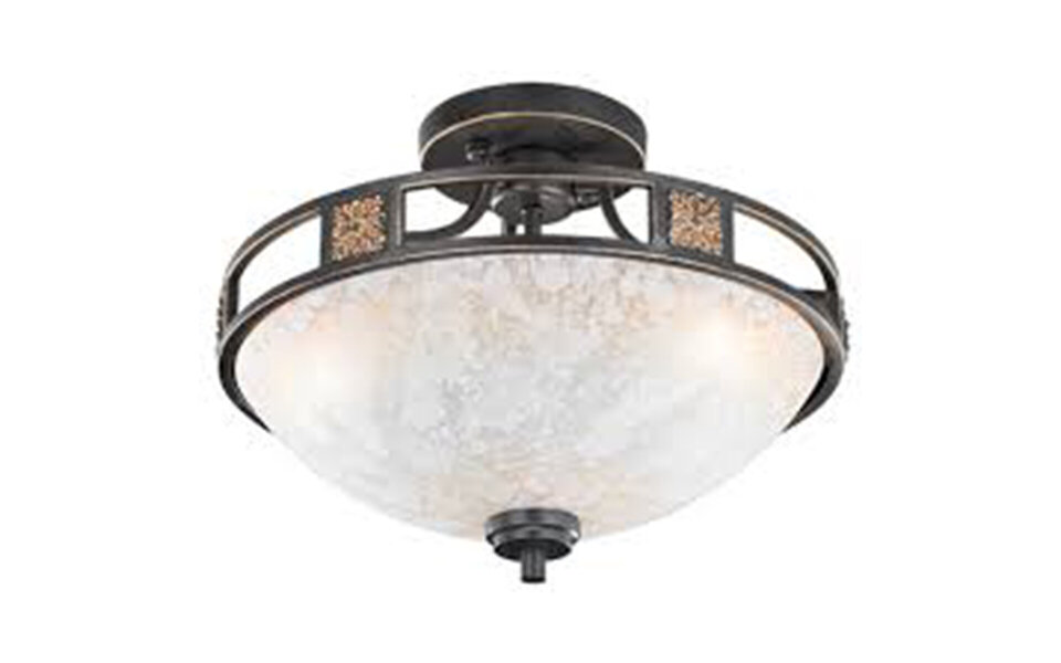 HLW LED LED Ceiling Lamp - Ceiling Lighting - Trion Qoluno - E27 Fitting - 3-light - Round - Transparent Clear - Aluminum