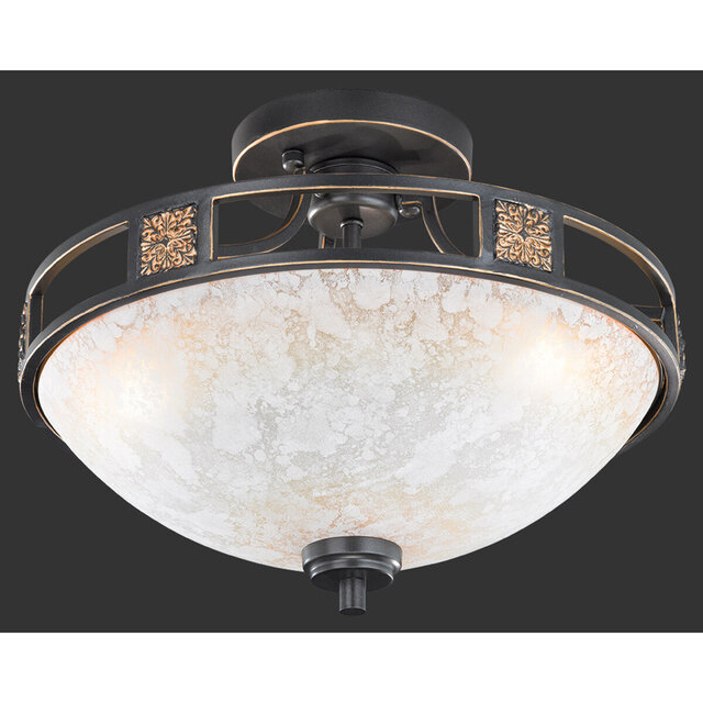 HLW LED LED Ceiling Lamp - Ceiling Lighting - Trion Qoluno - E27 Fitting - 3-light - Round - Transparent Clear - Aluminum