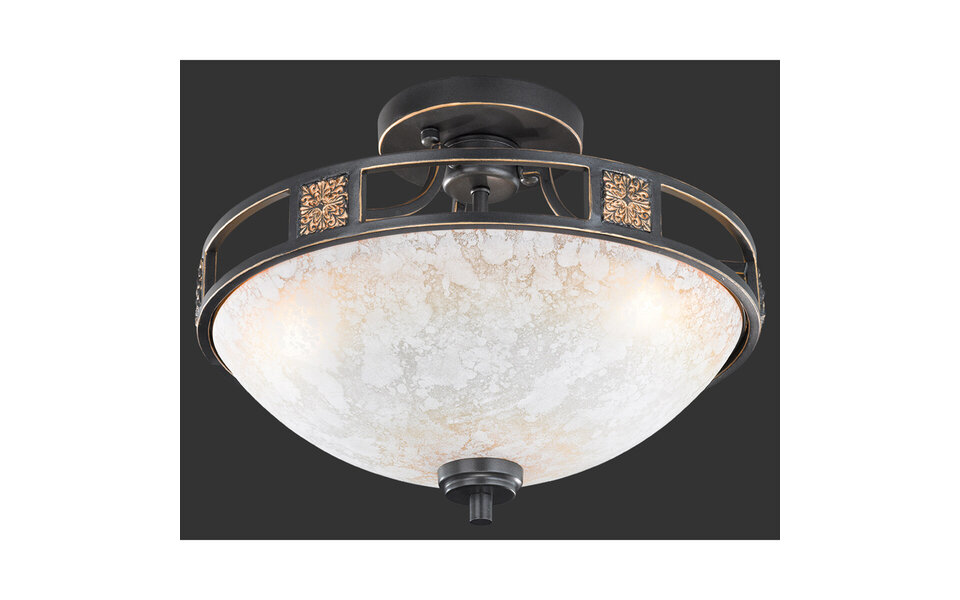 HLW LED LED Ceiling Lamp - Ceiling Lighting - Trion Qoluno - E27 Fitting - 3-light - Round - Transparent Clear - Aluminum
