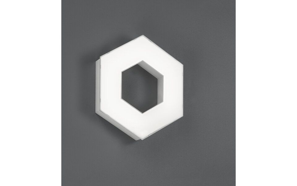 HLW LED LED Ceiling Lamp - Trion Solamo - 8W - Warm White 3000K - Dimmable - Night Light - Round - Matte White - Plastic