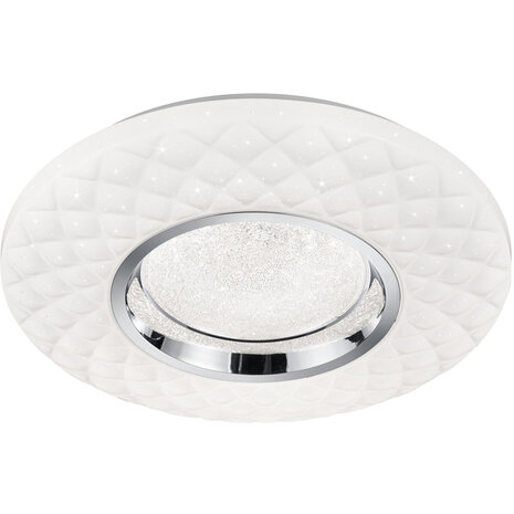 LED Plafondlamp - Trion Magum - 22W - Aanpasbare Kleur - Dimbaar - Afstandsbediening - Sterlicht - Rond - Mat Wit - Kunststof LED Plafondlamp - Trion Magum - 22W - Aanpasbare Kleur - Dimbaar - Afstandsbediening - Sterlicht - Rond - Mat Wit - Kunststof