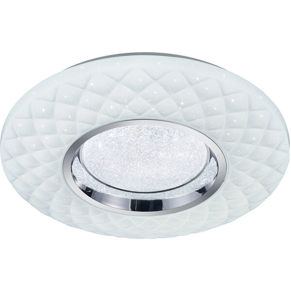 HLW LED LED Plafondlamp - Trion Magum - 22W - Aanpasbare Kleur - Dimbaar - Afstandsbediening - Sterlicht - Rond - Mat Wit - Kunststof HLW LED LED Plafondlamp - Trion Magum - 22W - Aanpasbare Kleur - Dimbaar - Afstandsbediening - Sterlicht - Rond - Mat Wit - Kunststof