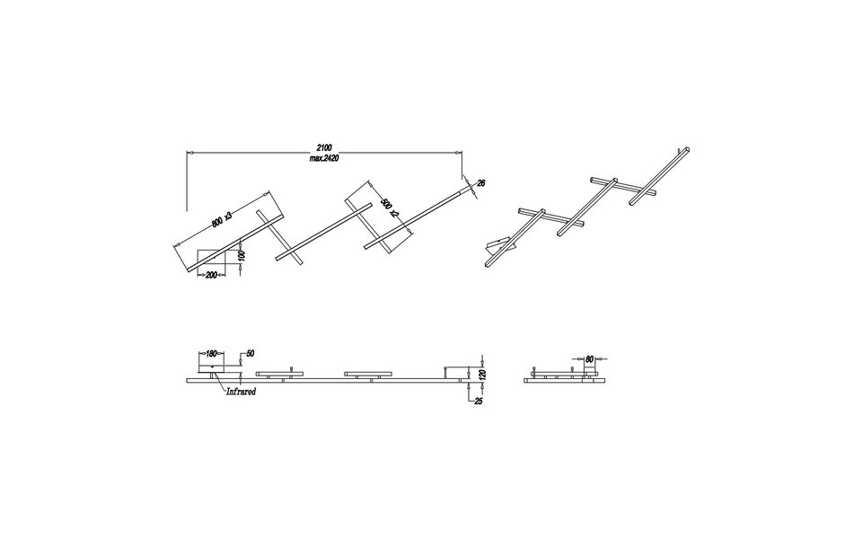 HLW LED LED Plafondlamp WiZ - Smart LED - Trion Melon - 23W - Aanpasbare Kleur - Dimbaar - Afstandsbediening - Rechthoek - Mat Nikkel - Aluminium