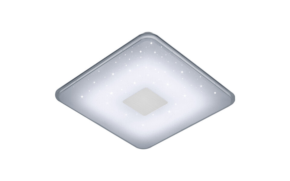 HLW LED LED Ceiling Light - Trion Sumoran - 30W - Adjustable Color - Dimmable - Remote Control - Square - Matte White - Acrylic HLW LED LED Ceiling Light - Trion Sumoran - 30W - Adjustable Color - Dimmable - Remote Control - Square - Matte White - Acrylic
