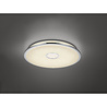 HLW LED LED Ceiling Light - Trion Osirina - 100W - Adjustable Color - Dimmable - Remote Control - Round - Gloss Chrome - Plastic