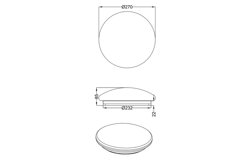 HLW LED LED Ceiling Light - Trion Puta - 12W - Natural White 4000K - Star Light - Splashproof IP44 - Round - Matte White - Plastic HLW LED LED Ceiling Light - Trion Puta - 12W - Natural White 4000K - Star Light - Splashproof IP44 - Round - Matte White - Plastic