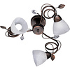 Trion Trada 3-lichts plafondlamp antiek roest E14 Trion Trada 3-lichts plafondlamp antiek roest E14
