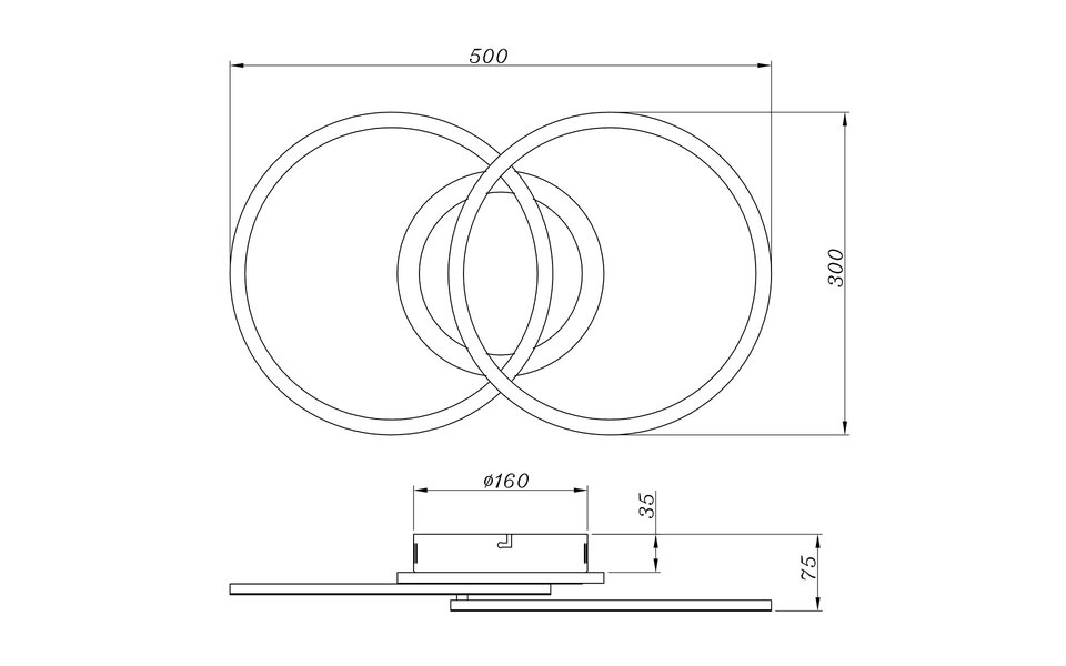HLW LED LED Plafondlamp - Plafondverlichting - Trion Venda - 25W - Warm Wit 3000K - Dimbaar - Rond - Mat Titaan - Aluminium