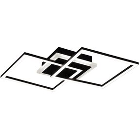 Trion Venda LED plafondlamp 25W 2600lm dimbaar mat zwart Trion Venda LED plafondlamp 25W 2600lm dimbaar mat zwart